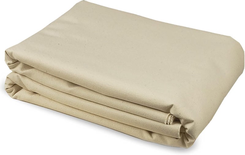 cezanne Creative Mark Unprimed Cotton Duck Deluxe Canvas - #12 12oz Folded Canvas - 84" x 6 Yards - Bulk Un-Stretched Duck Canvas Fabric for Artists - Image 1